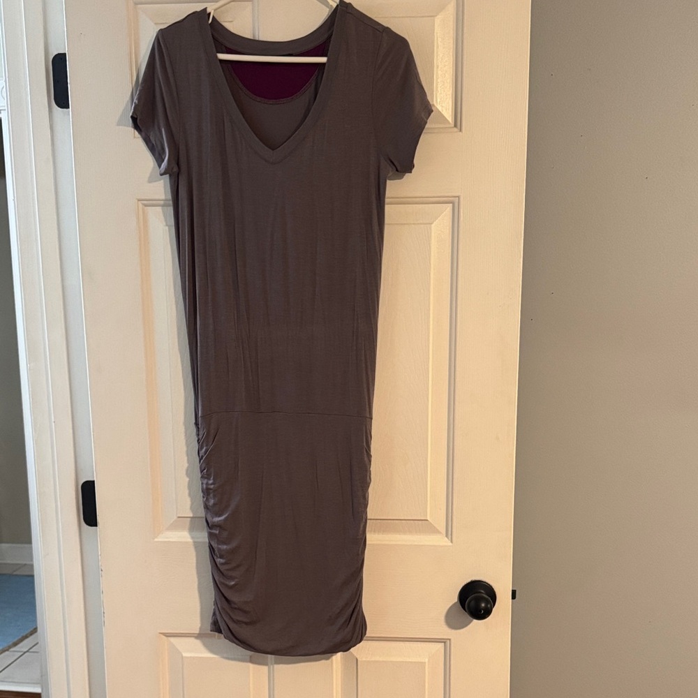 Prana Elegant grey Midi Dress